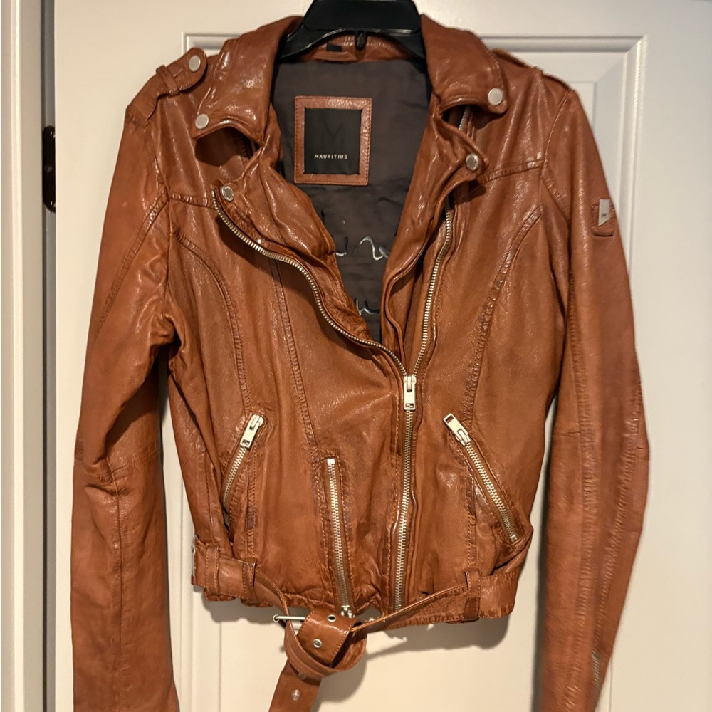 Women's Brown Leather Jacket